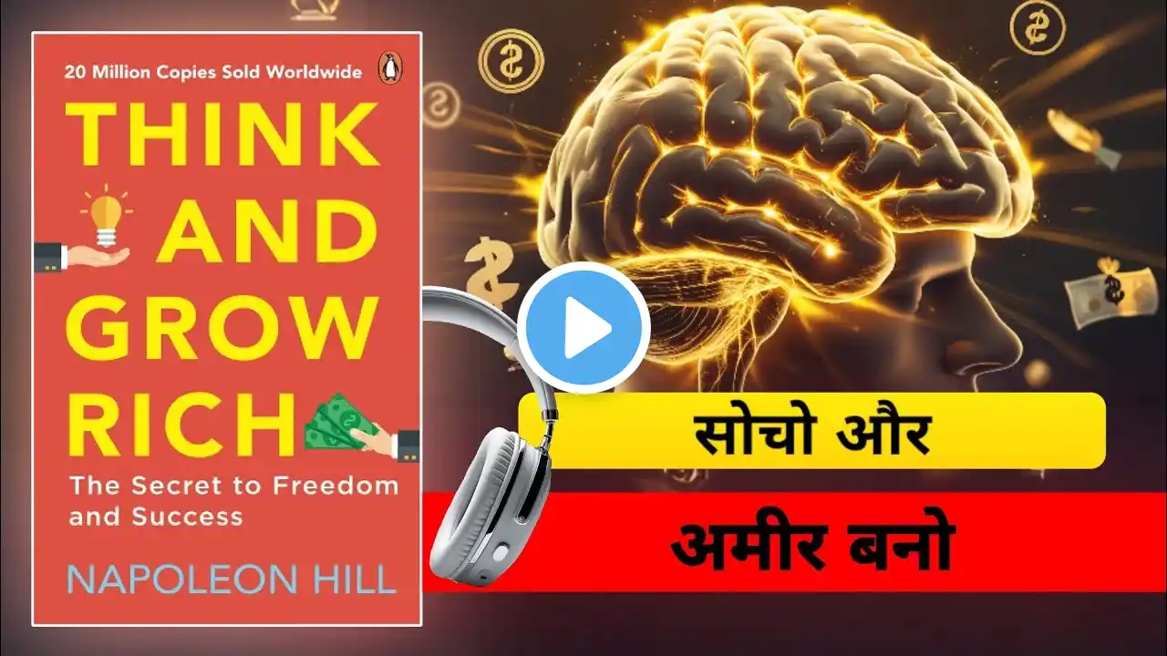 सोचो और अमीर बन जाओ 🤑|| Think and Grow Rich by Napoleon Hill Audiobook in Hindi