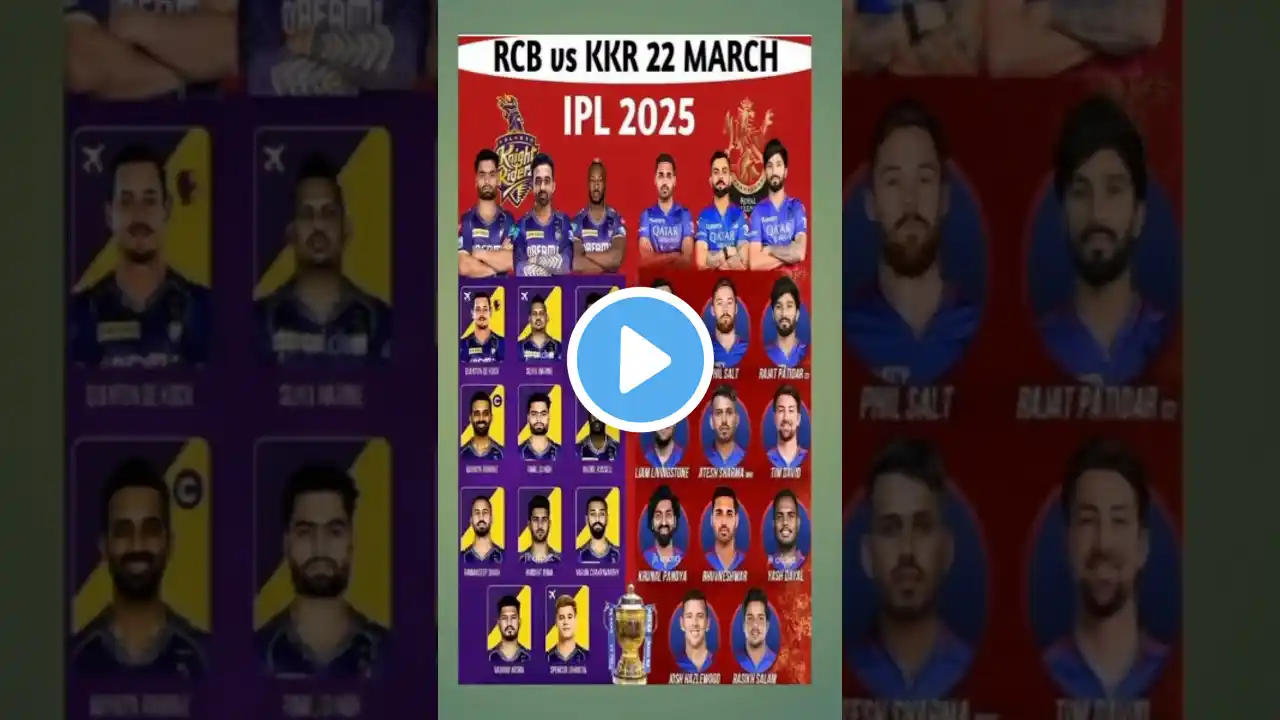 RCB vs KKR Opening match IPL 2025#cricket #cricketshorts #cricketvideos#ipl #ipl2025 #rcbvskkr