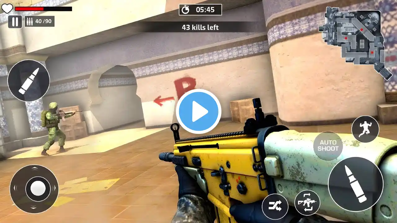 modern Strike Warfare: Gun War - New Shooting Games _ Android Gameplay #2
