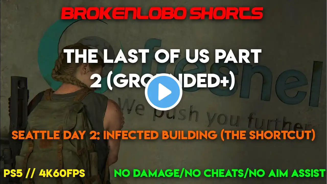 The Last of Us Part 2 (PS5) - The Shortcut, Infected Deli (Grounded) | Seattle Day 2 (No Damage)