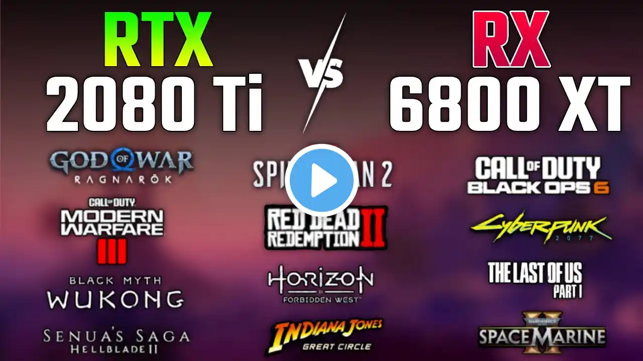 RTX 2080 Ti vs RX 6800 XT in 2025 | Test in 12 Games | 4K