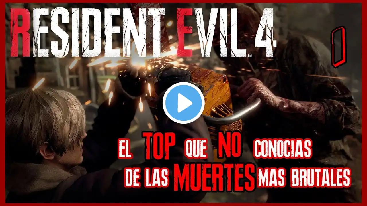 RESIDENT EVIL 4 : TODAS LAS MUERTES MAS BRUTALES 😱😱#shorts #re4remake #re4
