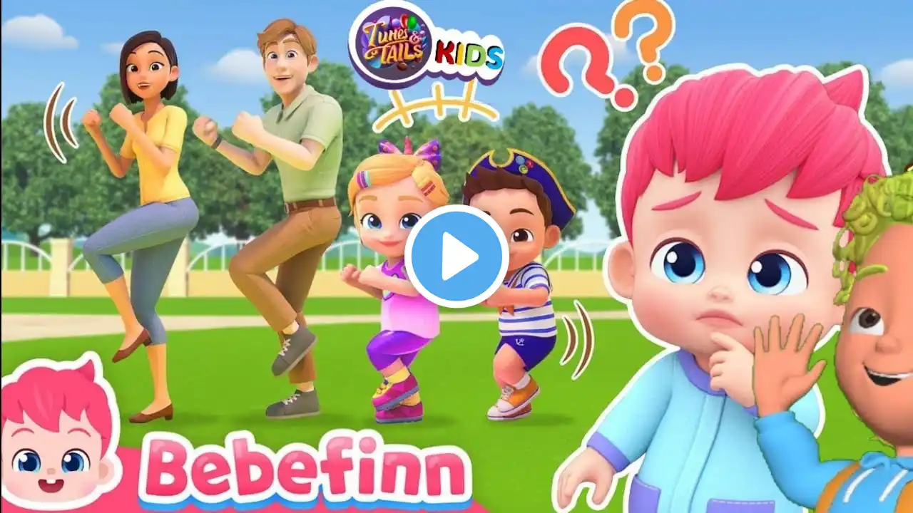 Walking WalkingㅣNursery Rhymes for KidsㅣDance along Bebefinn | ⭐️Review⭐️