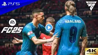 EA FC25 | Manchester City vs Manchester United | Premier League Manchester Derby | PS5 4K HDR