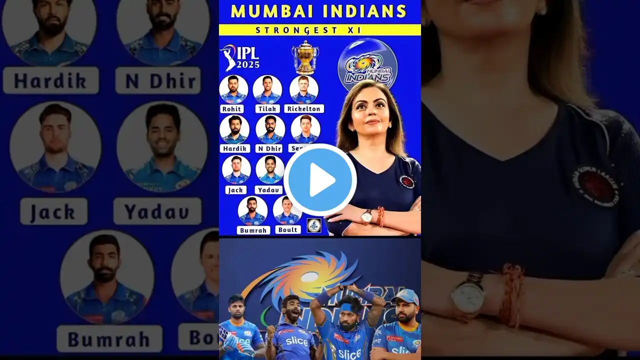 IPL 2025: Mumbai Indians की सबसे खतरनाक Playing XI!