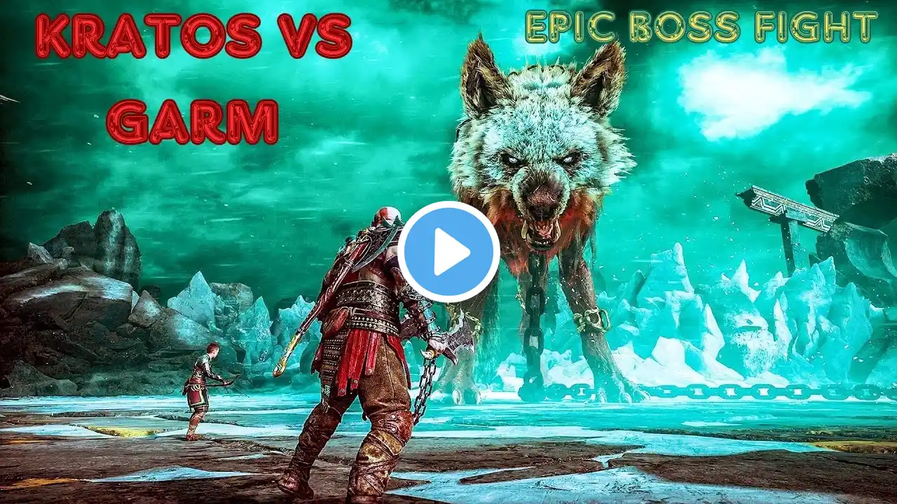 Kratos Takes on Garm: The Battle of Legends!