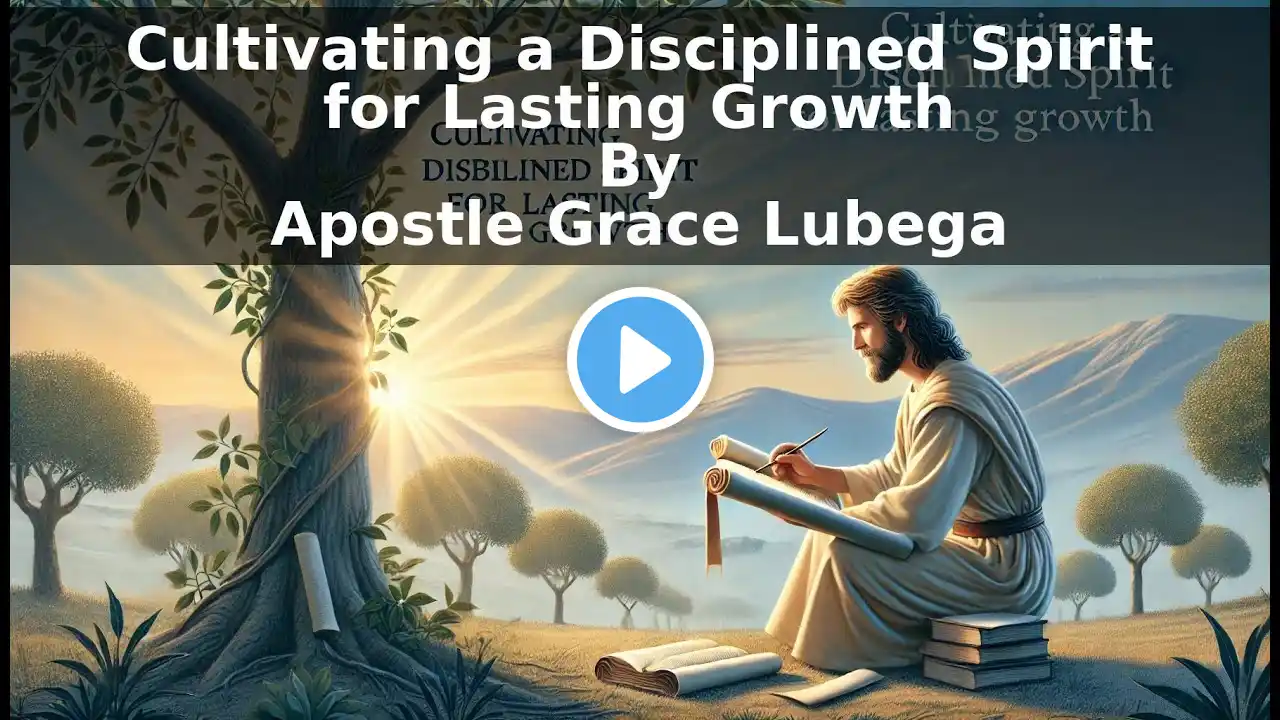 Cultivating a Disciplined Spirit for Lasting Growth By Apostle Grace Lubega