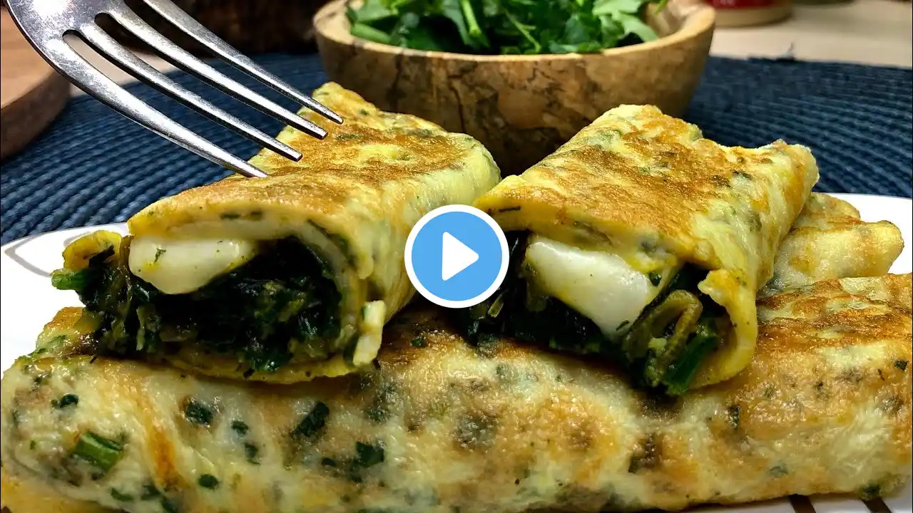 Make these delicious spinach rolls with just a few ingredients.