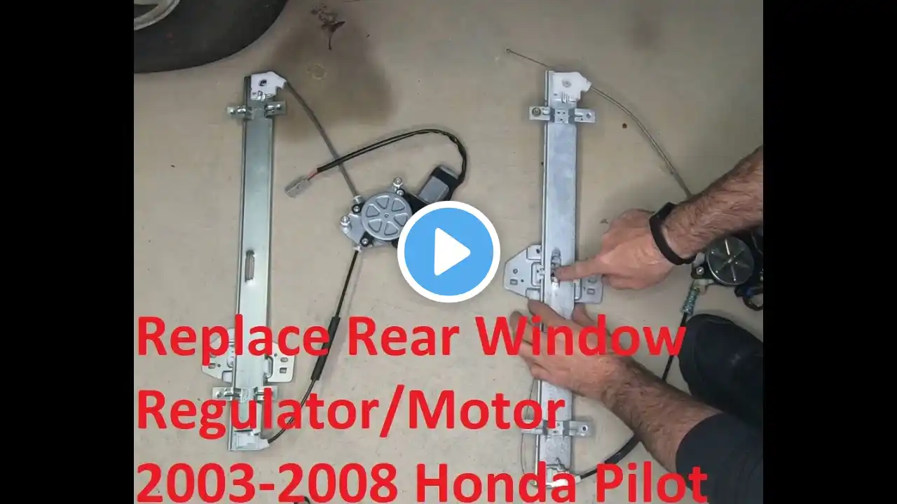 Replacing Rear Window Motor 03-08 Honda Pilot