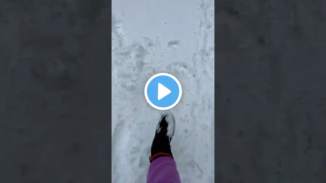 Walking #respect #shorts #asmr #relaxing #top #relax #crunch #snow #sleep #winter #new#today