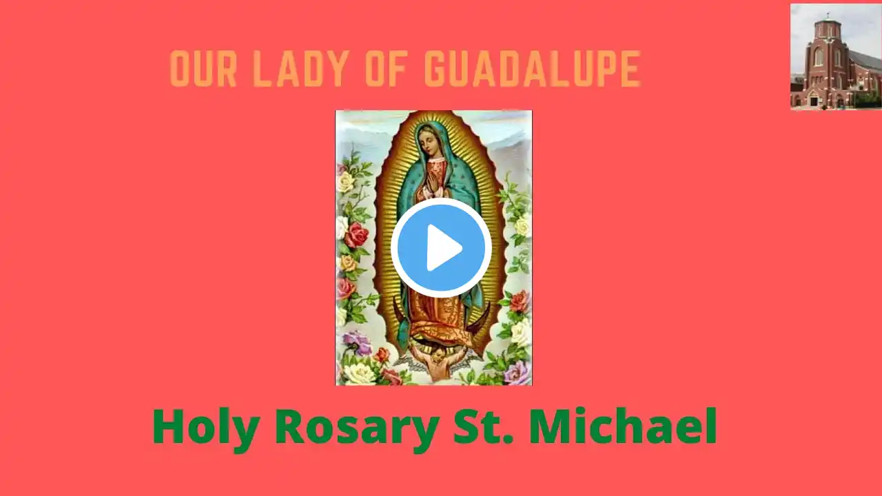 Holy Mass for Our Lady of Guadalupe - 12/11/21/ 6:30 PM