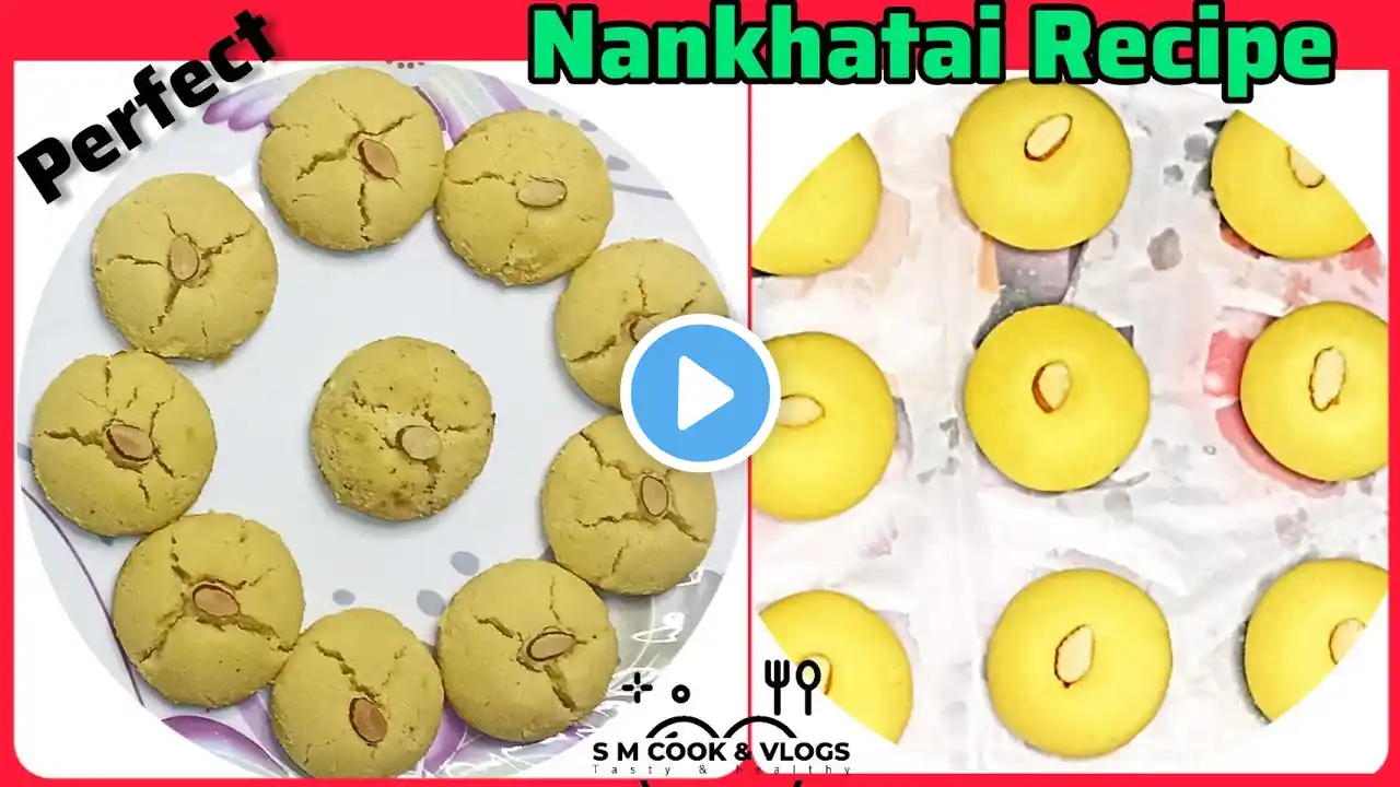 Nankhatai Recipe|ननखटाई|নানখাটাই|Nankhatai Biscuit Recipe #nankhatai