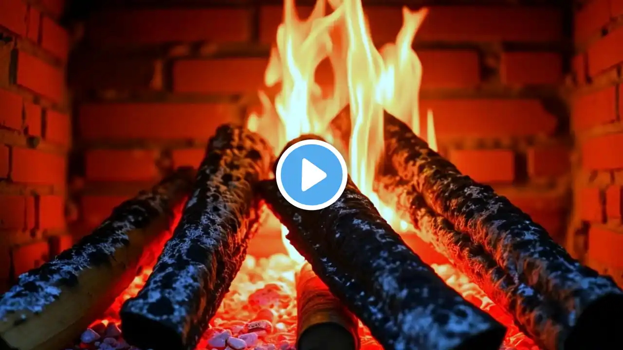 Relaxing Fire Sounds for Sleep, Meditation, Deep Relaxation & Stress Relief | Quiet Cabin Fireplace