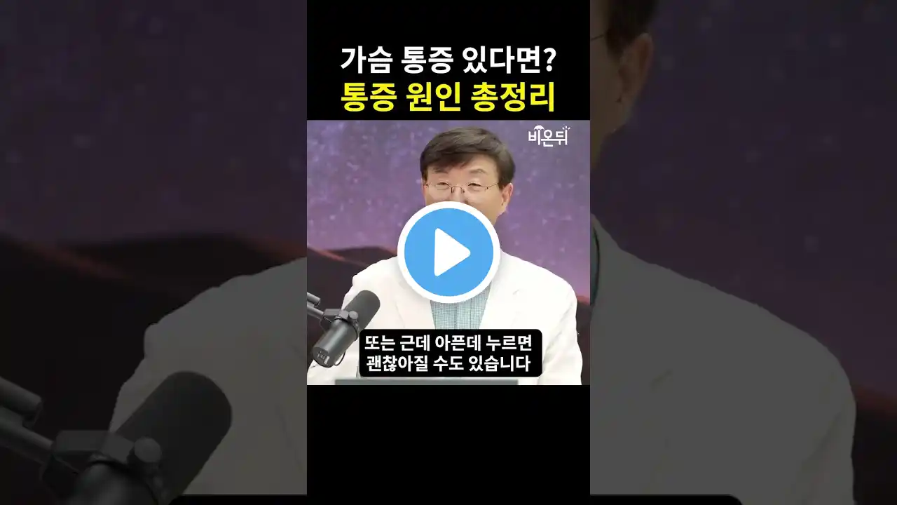 가슴 통증 있다면? 통증 원인 총정리 / 삼성서울병원 순환기내과 권현철