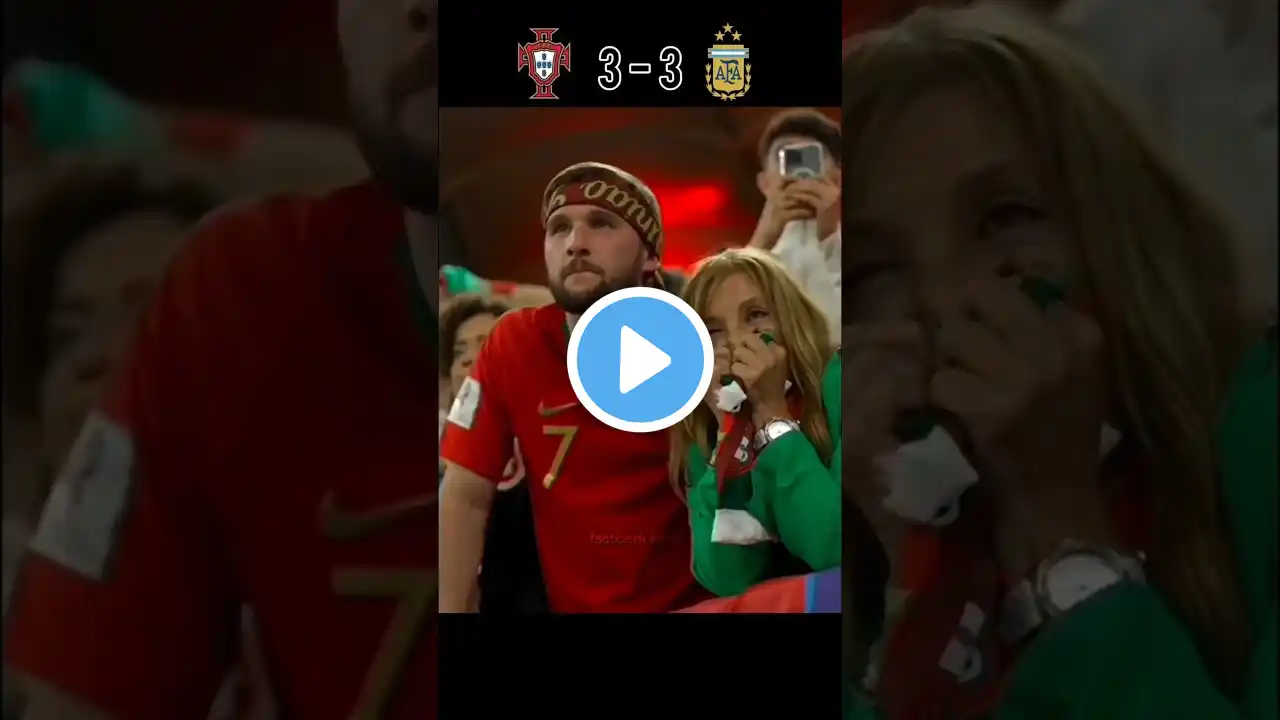 Portugal vs Argentina World Cup 2026 semi final imaginary penalty shootout #shorts #football