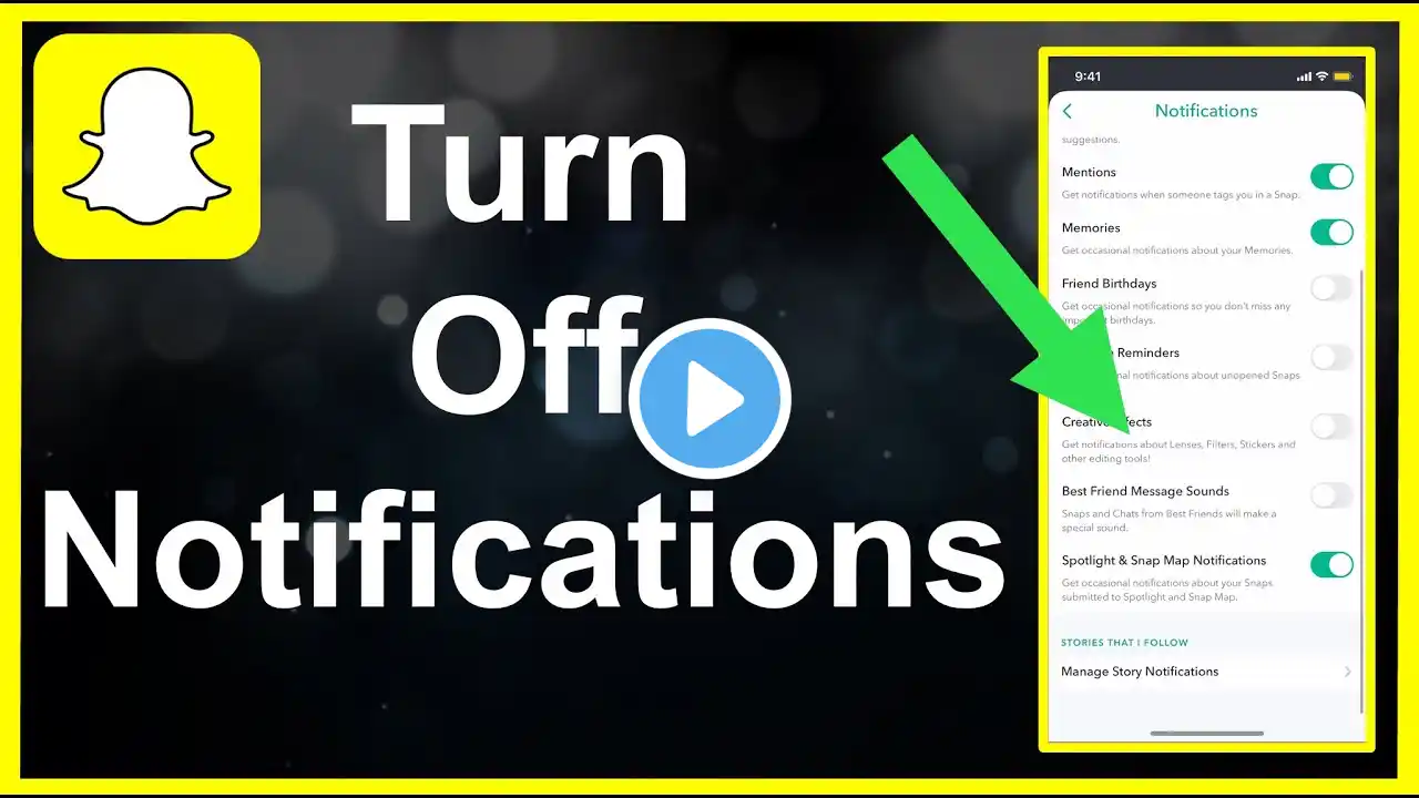 How To Turn Off Snapchat Notifications