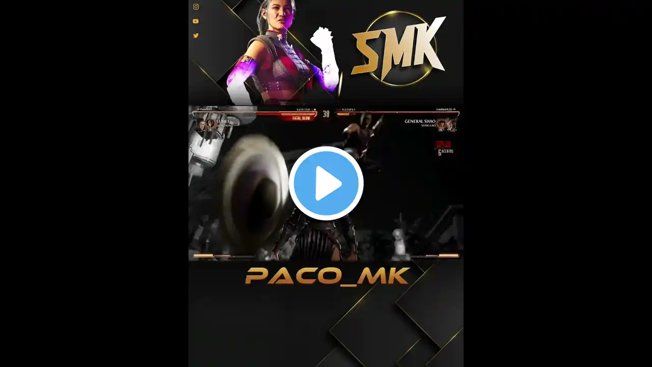 MK 1 SMK PACO_MK LI MEI MORTAL KOMBAT 1 #shorts short