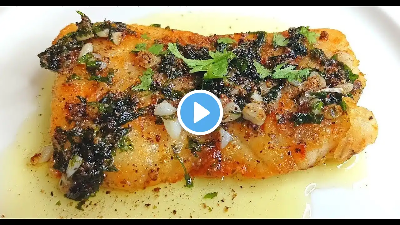 How to Make Butter Garlic Fish \ Mediterranean Fish Fry at home