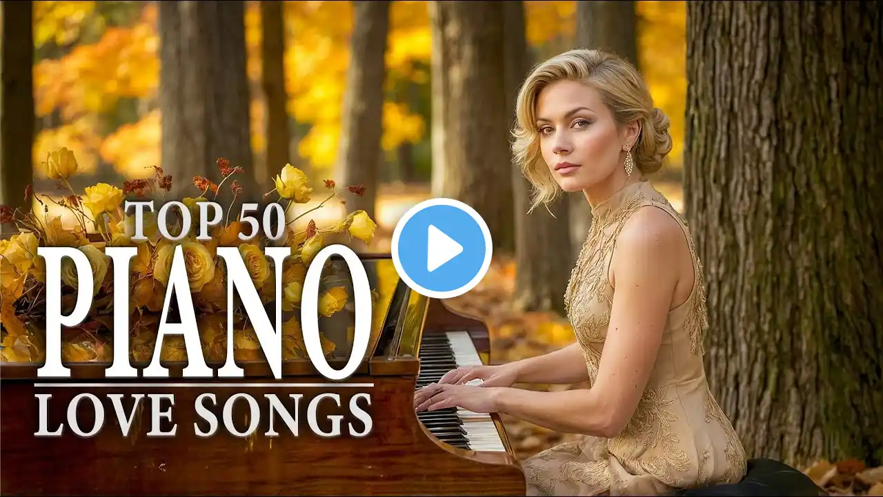 Top 50 Piano Love Songs Ever – The Most Romantic Piano Classics 🎹