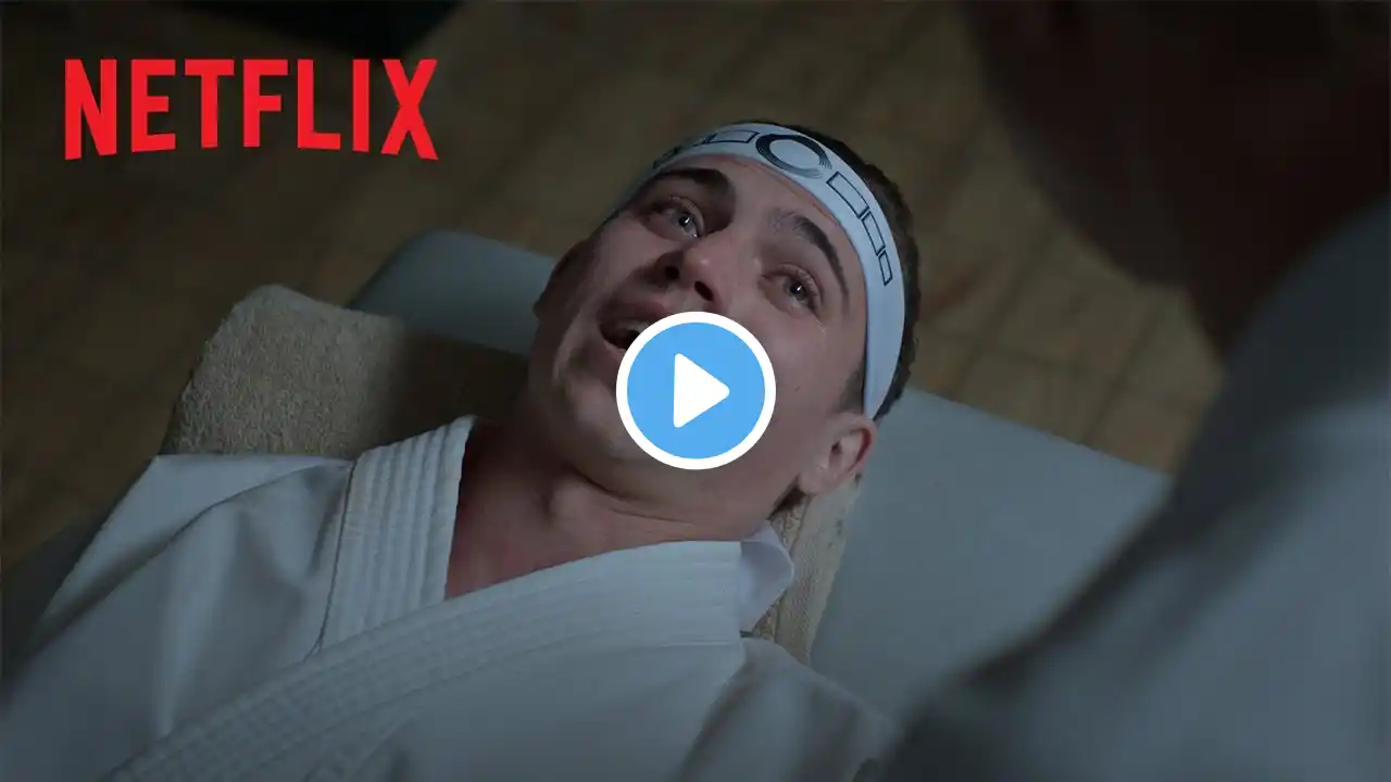 Johnny Talks to Robby after the Leg Break | Cobra Kai: Season 6 | Netflix