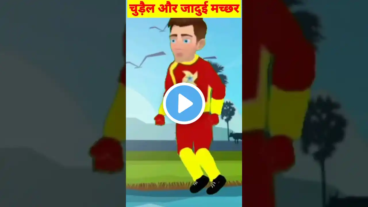 चुड़ैल और जादुई मच्छर😢#shortsfeed #shortsbeta #tiktokviral #shortsviral #bhutiyacartoon #shortsvideo