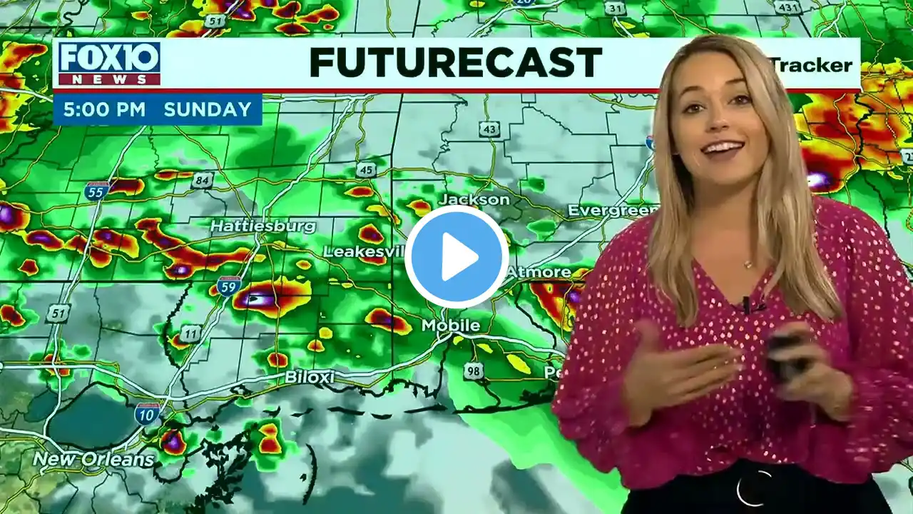 Weather Outlook for Sunday, April 17, 2022, from FOX10 News