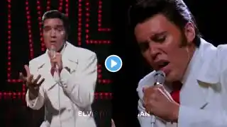 Elvis Presley and Austin Butler "If I Can Dream" 1968 Comparison