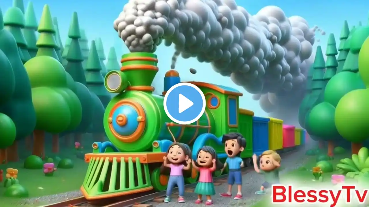 Chuk Chuk Karke | Railgadi Nursery Rhyme | Hindi Kids Songs & Train Rhymes