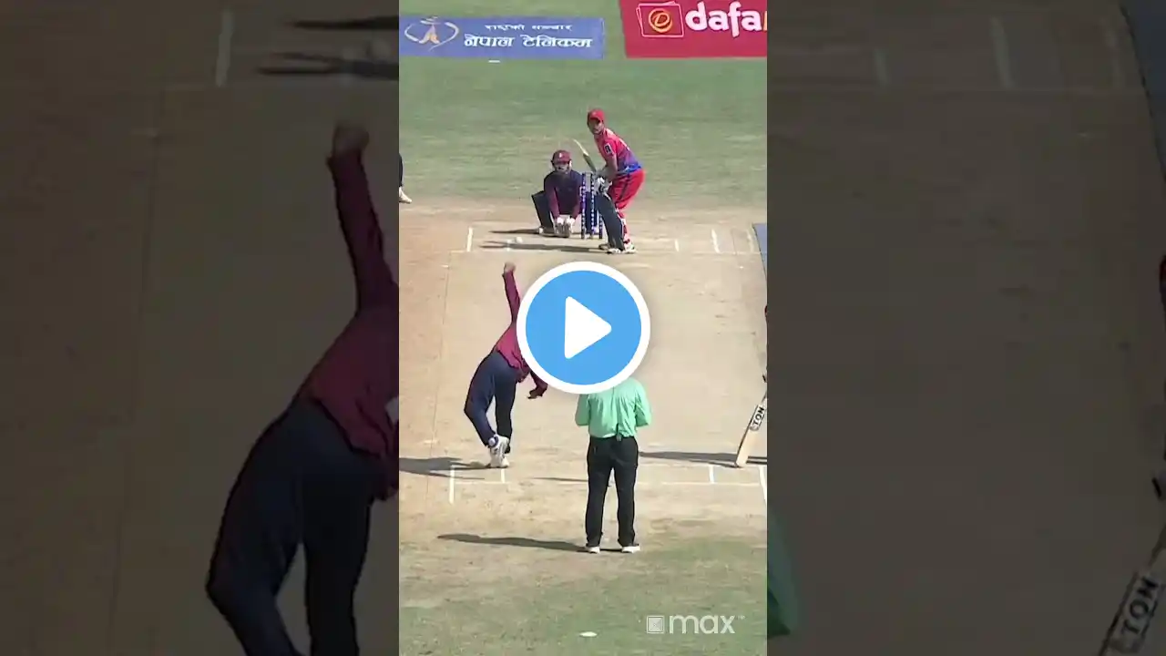 Lumbini Takes The Six Wicket | Lumbini Vs Karnali | PM CUP Men's National Cricket Tournament 2025