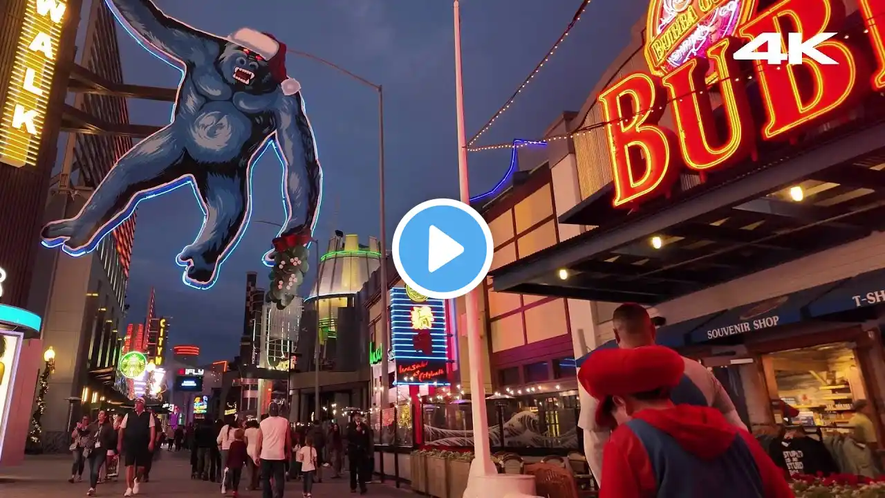 Universal CityWalk Los Angeles Walking Tour · 4K HDR