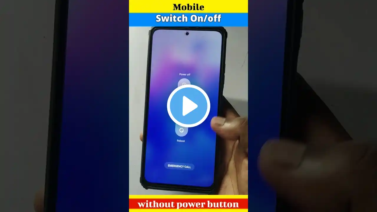 Power Button Kharab Hone Par Redmi Mobile Switch OFF/ON kaise kare