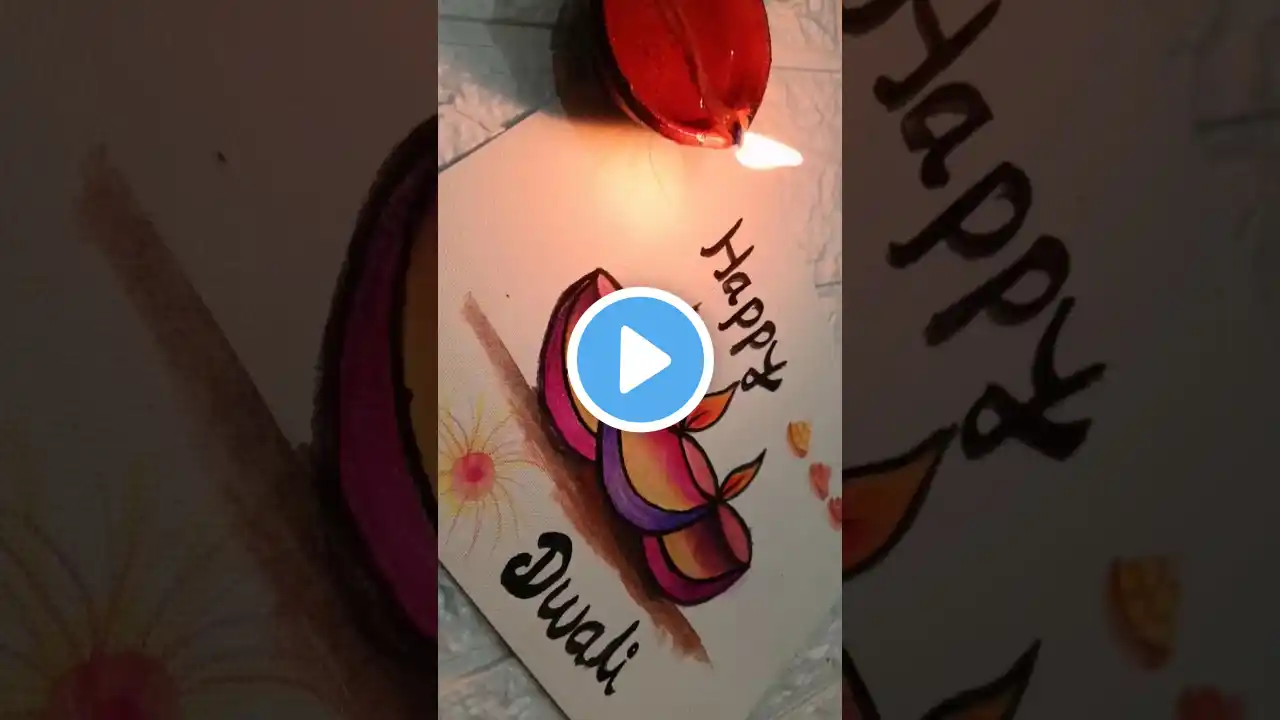 DIY 😍🪔 Diwali card #shorts #viral #diwalicard