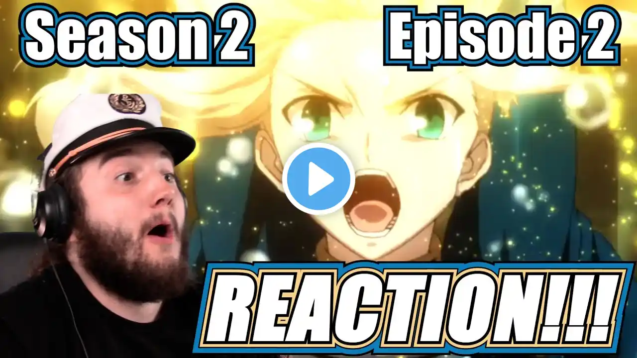 EXCALIBUR!!! | Fate/Zero Season 2 Episode 2 REACTION!!!