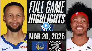 NBA Highlights | GOLDEN STATE WARRIORS vs TORONTO RAPTORS | Full Game Highlights | MARCH 20