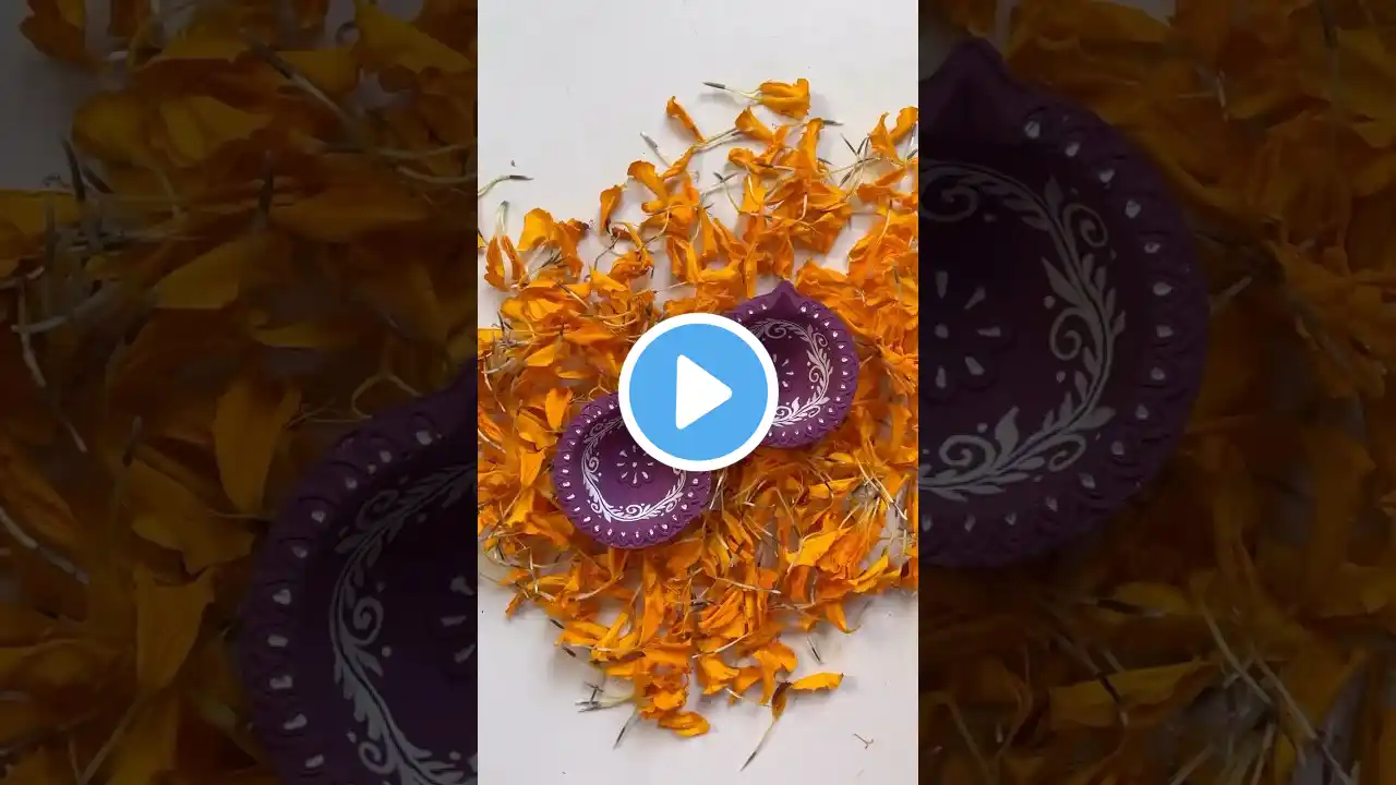 Easy Diya Decor Ideas ๐ก๐ฑ #shorts #diwali #art