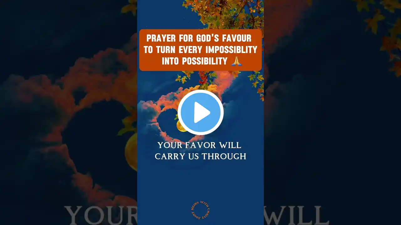 Prayer for Divine Favor | God will turn every setbacks into a blessing in your life
