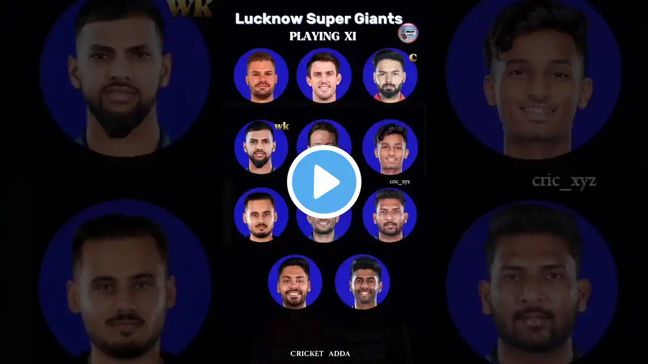 Lucknow super giants best playing 11 TATA IPL 2025 #shortsfeed #cricket #lucknowsupergiants #dream11