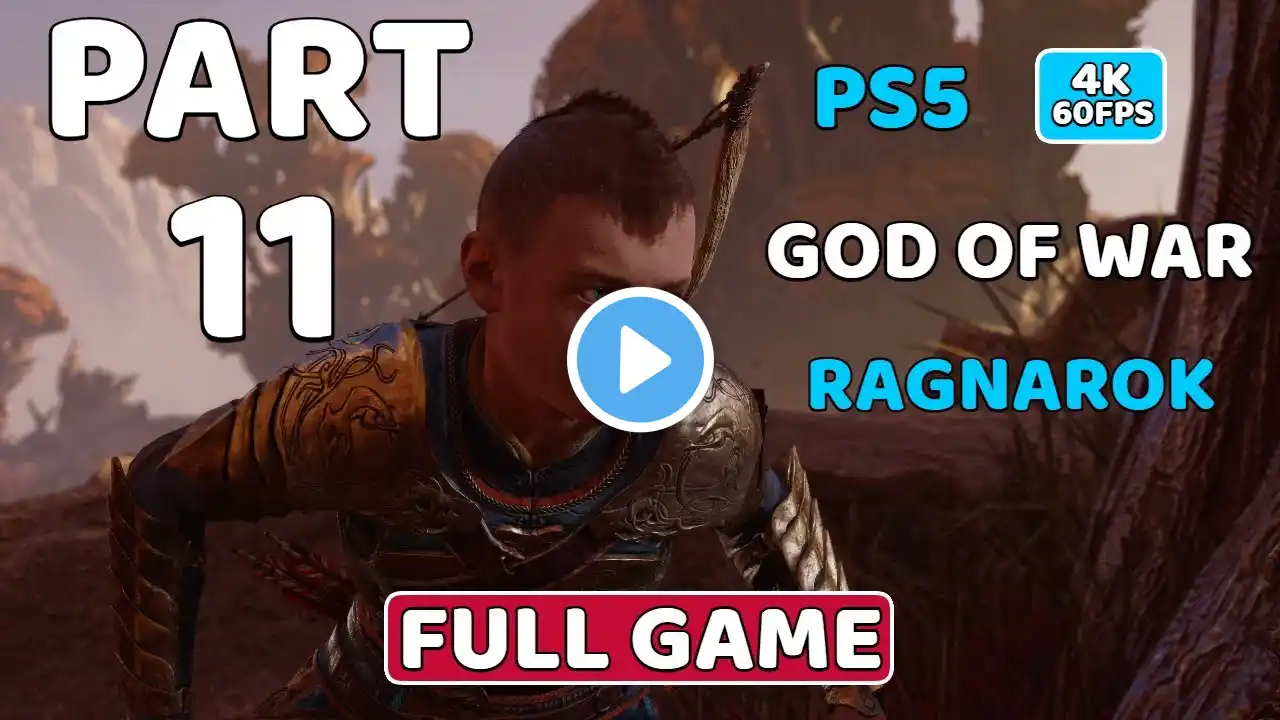 GOD OF WAR RAGNAROK PS5 GAMEPLAY NO COMMENTARY - Part 11 Walkthrough FULL GAME [4K 60FPS]