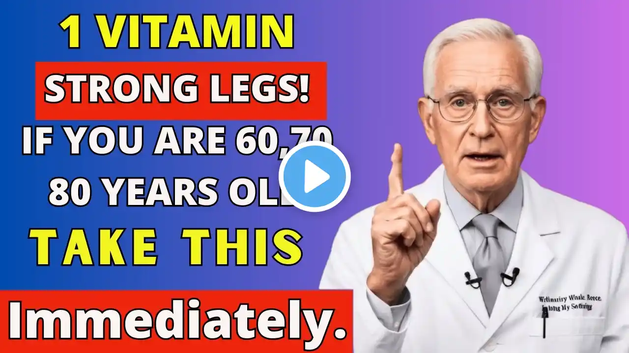 Just 1 Essential Vitamin to Keep Your Legs Strong in old age Even at 94! Senior Health, Elderly