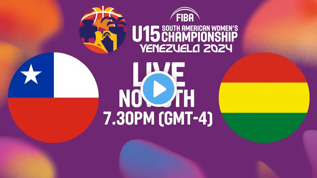 Chile v Bolivia | Full Basketball Game | South American U15 Women's Championship 2024