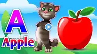 A for apple b for bus , abcd kids song, abcd rhymes video, abcd learning, | #kidstvenglish1