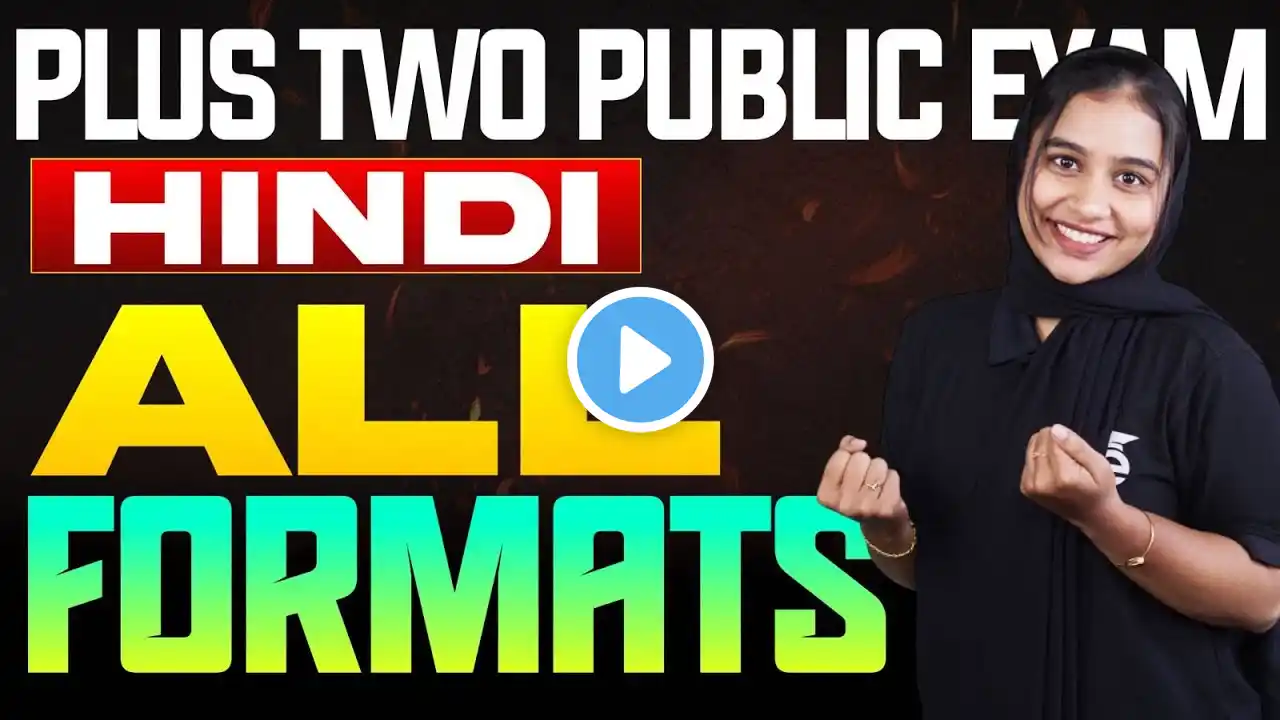 Plus Two Hindi | All Formats | Public Exam 2025 | Eduport Plus Two