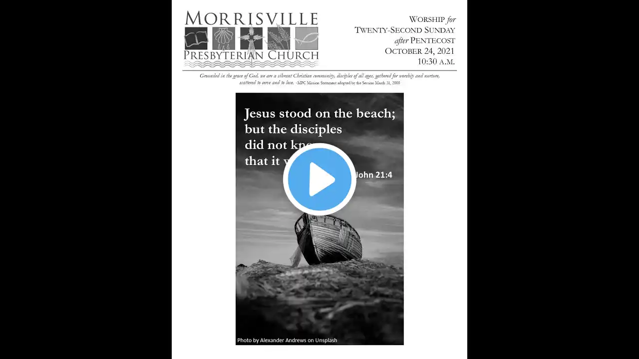 MPC Worship Service - October 24, 2021