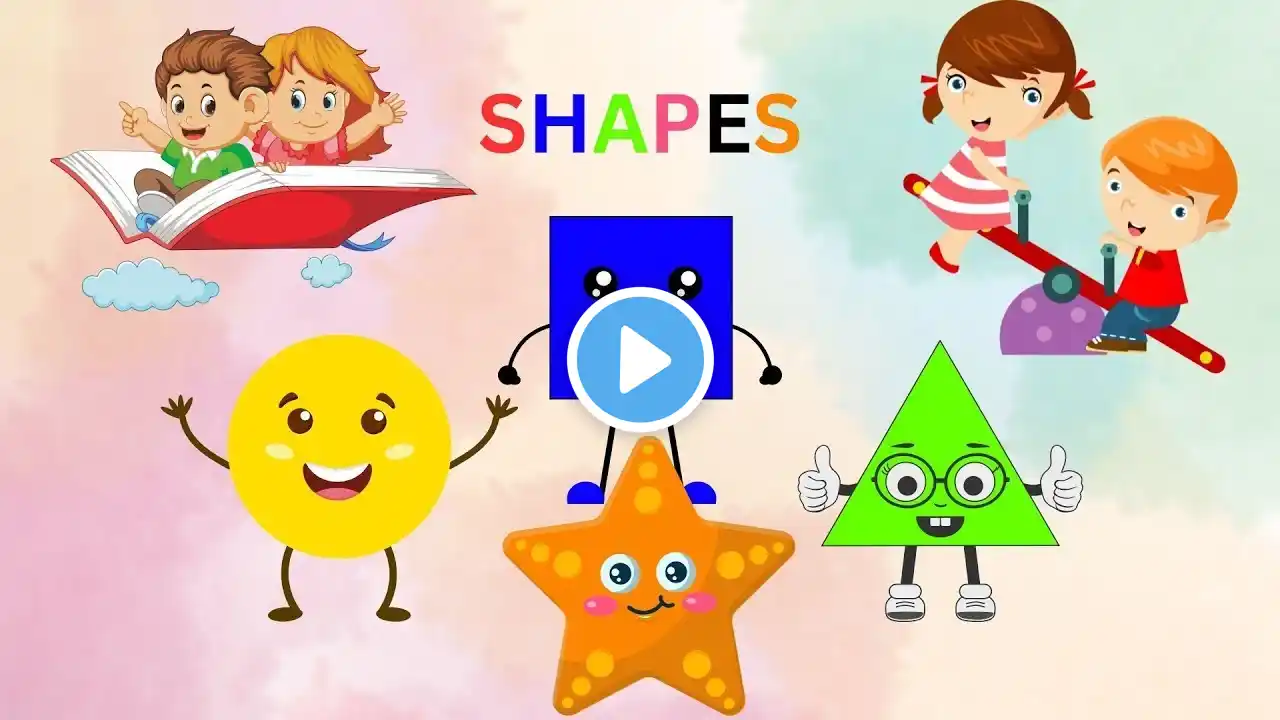 Shapes Song | Preschool Nursery Rhyme for Kids | Shape Song For Toddlers | Learn Shapes For Toddlers