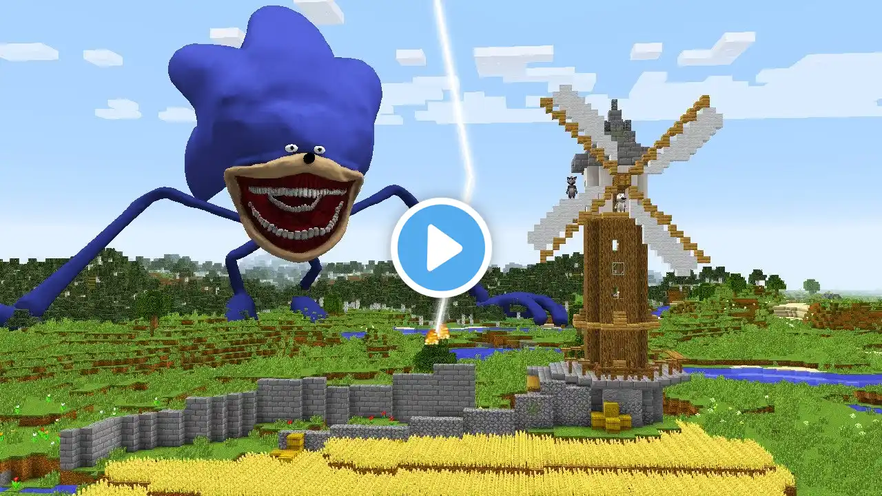 SURVIVING FROM SHIN SONIC TAPES in Minecraft Part 8 - Gameplay - Coffin Meme