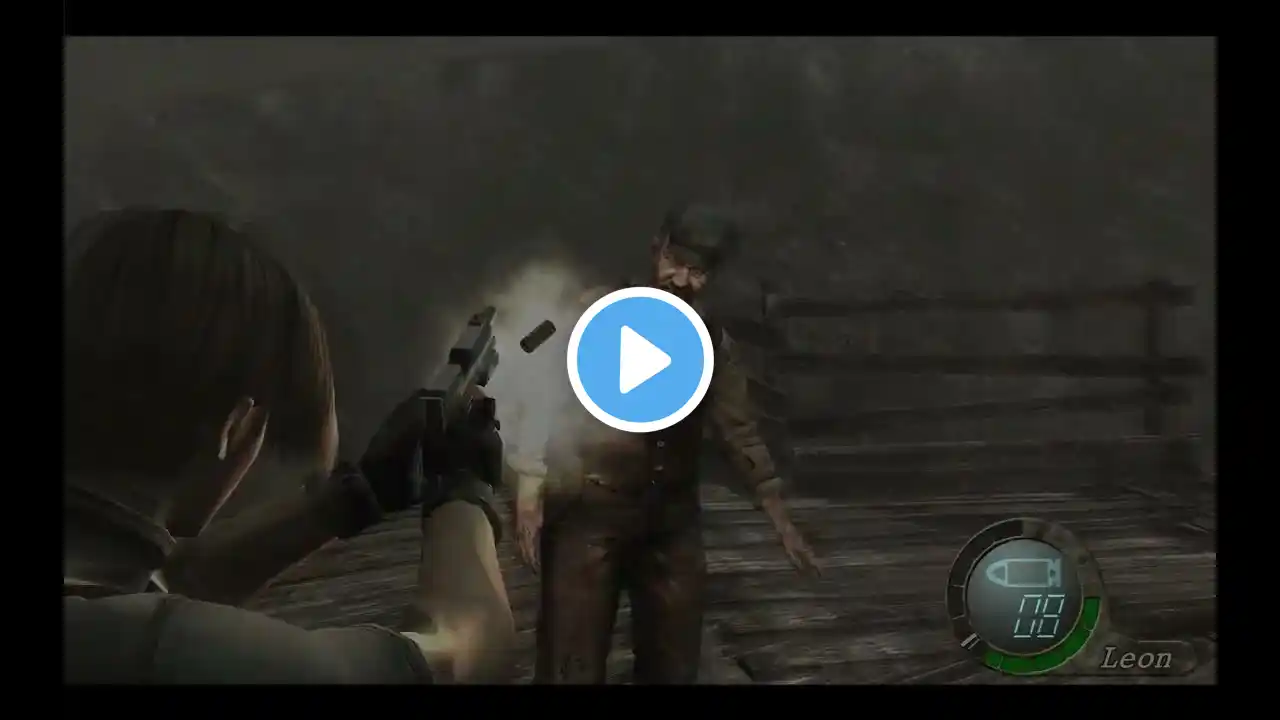 Resident Evil 4 Gameplay Part 11 (The first met with DEL LAGO lake monster)