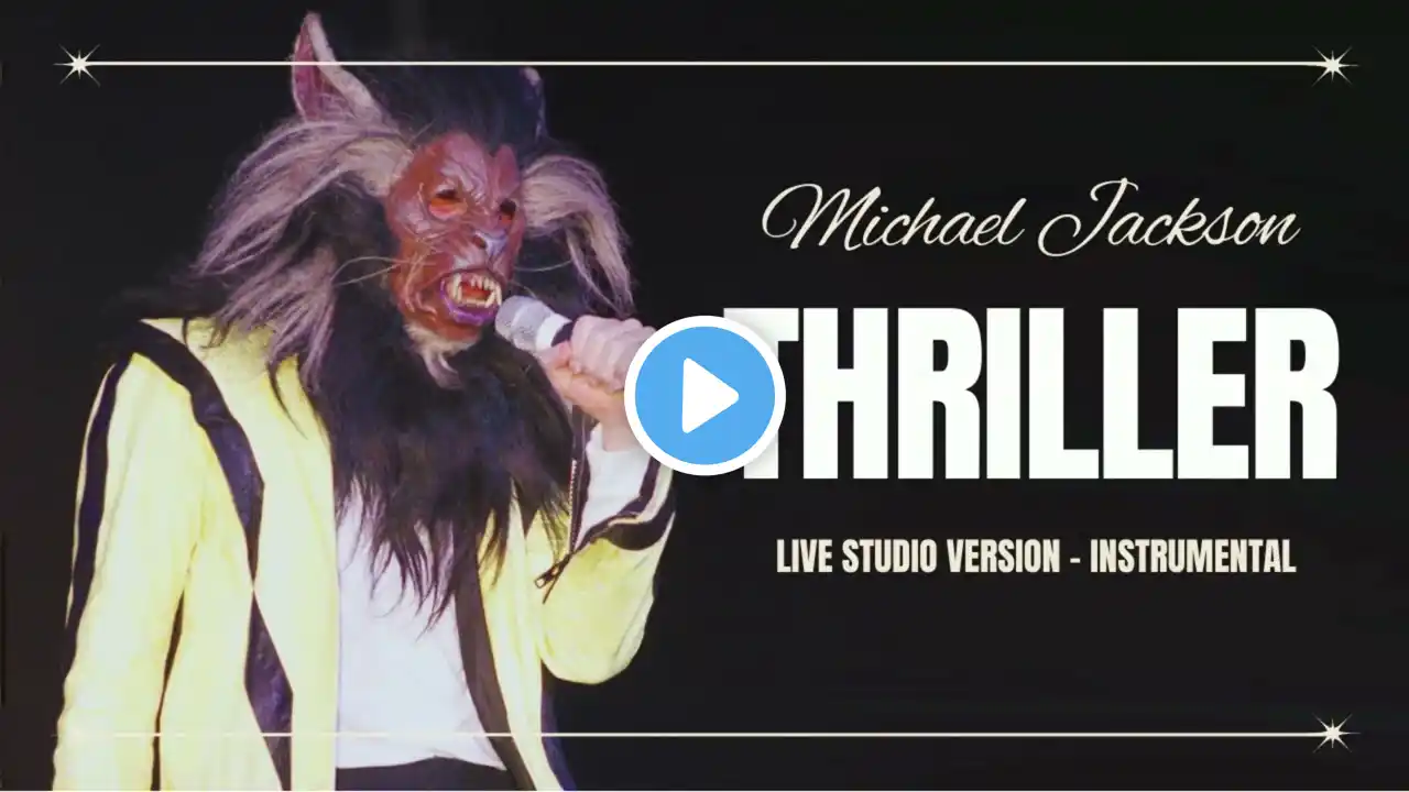 Michael Jackson - Thriller (Studio Recreation) [Instrumental] | HIStory World Tour