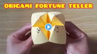 DIY paper Toys - Fortune Teller | Fun & Easy Origami | How To Make Awesome Moving Paper Toy