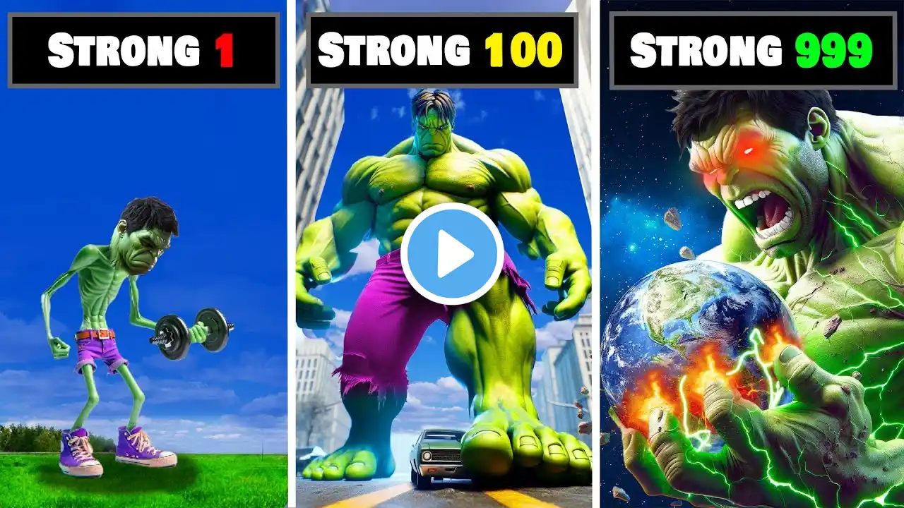 Every Punch HULK gets Stronger in GTA 5