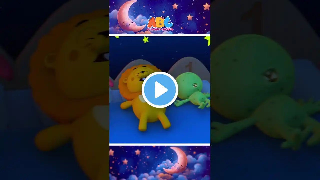 🎵 Ten in the Bed – Roll Over Fun! 🛏️#shorts #nurseryrhymes #kidssong